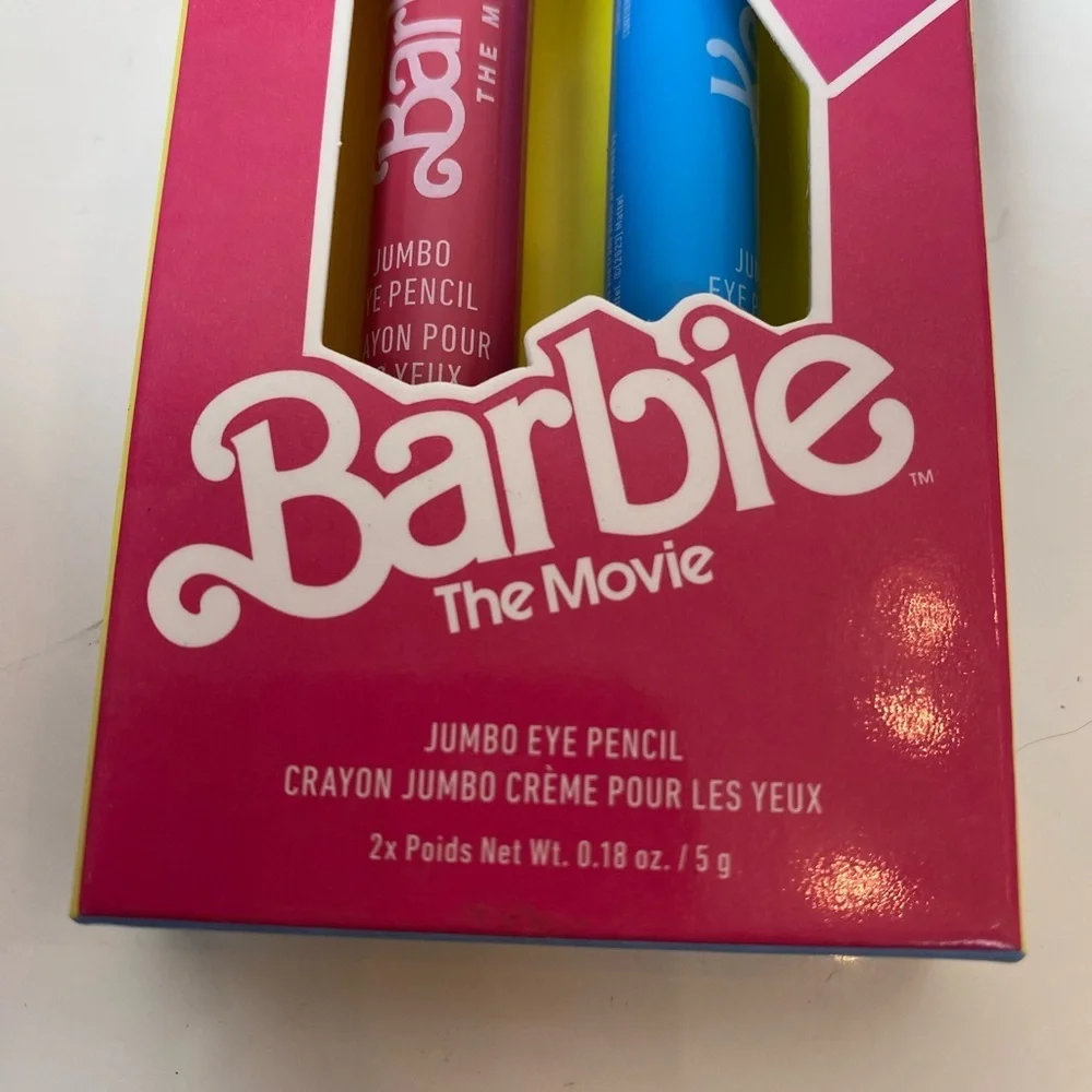 NYX x Barbie the Movie Jumbo Eye Pencil Pink Blue Eyeshadow Eyeliner DUO New